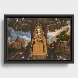 Our Lady of Valvanera Framed Canvas