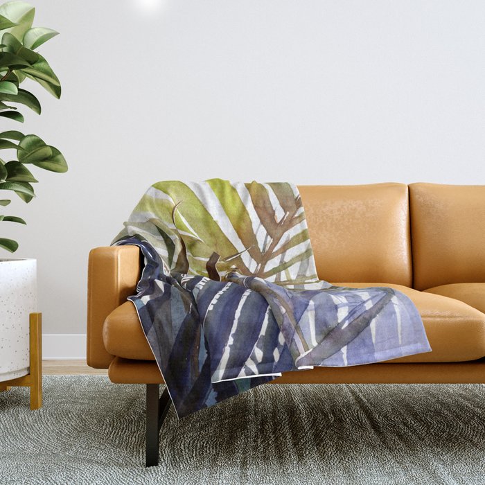 Arecaceae - household jungle #3 Throw Blanket
