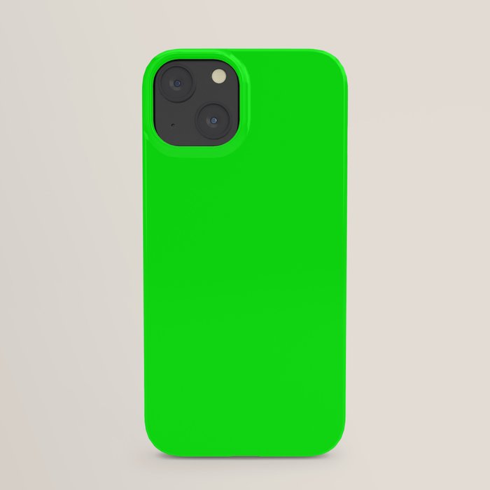 Lime Green iPhone Case by Color Obsession Society6