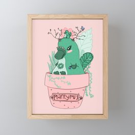 Plantypus Framed Mini Art Print