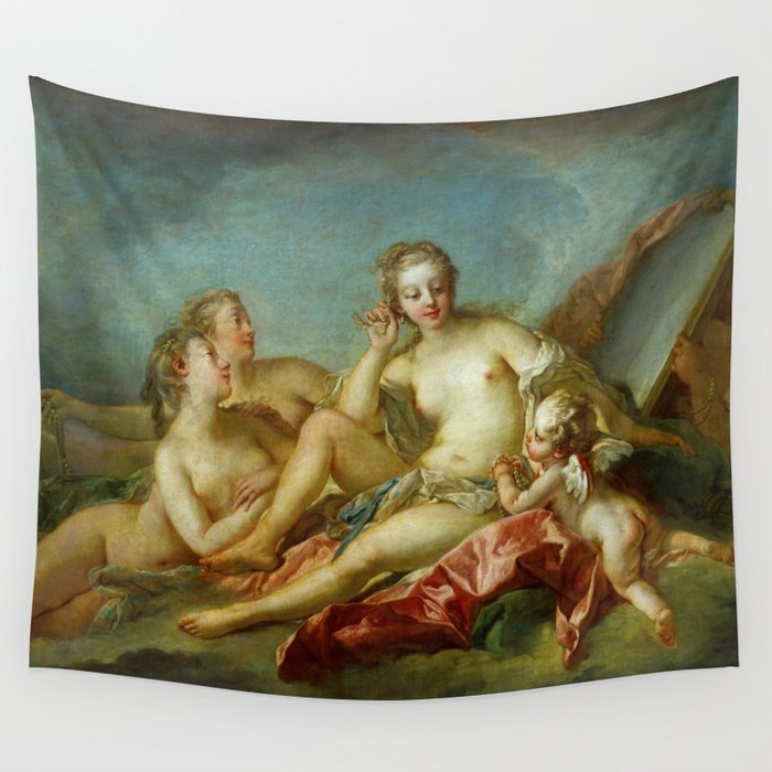 François Boucher "The Toilette of Venus" 1770 Wall Tapestry