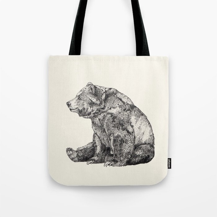 Bear // Graphite Tote Bag