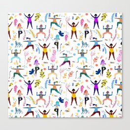 Yoga Ladies Canvas Print