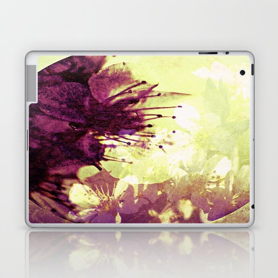 Circle of flowers Laptop & iPad Skin