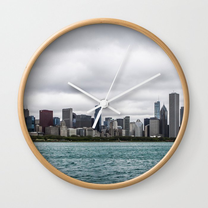 Chicago skyline Wall Clock