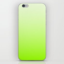 Sunfaded_ Neon Lime iPhone Skin