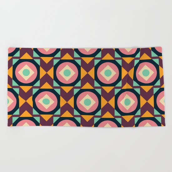 Geometric#31 Beach Towel