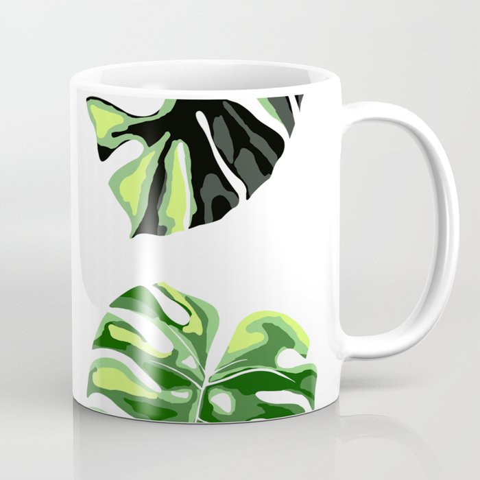 illustration of monstera deliciosa Coffee Mug