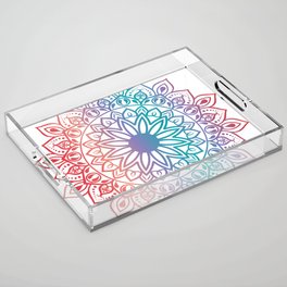 Mandala Art Sublimation Yoga Acrylic Tray