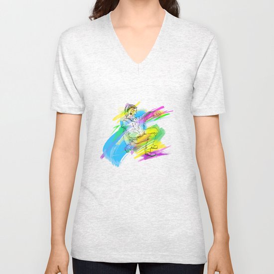 "Inspector Norse" by Virginia McCarthy & Cap Blackard Unisex V-Neck