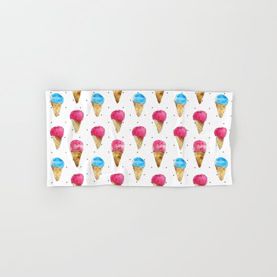 Ice cream cones Hand & Bath Towel