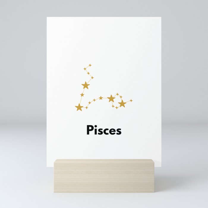 Pisces, Pisces Zodiac Mini Art Print
