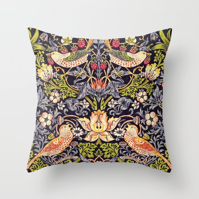 William morris strawberry thief store cushion