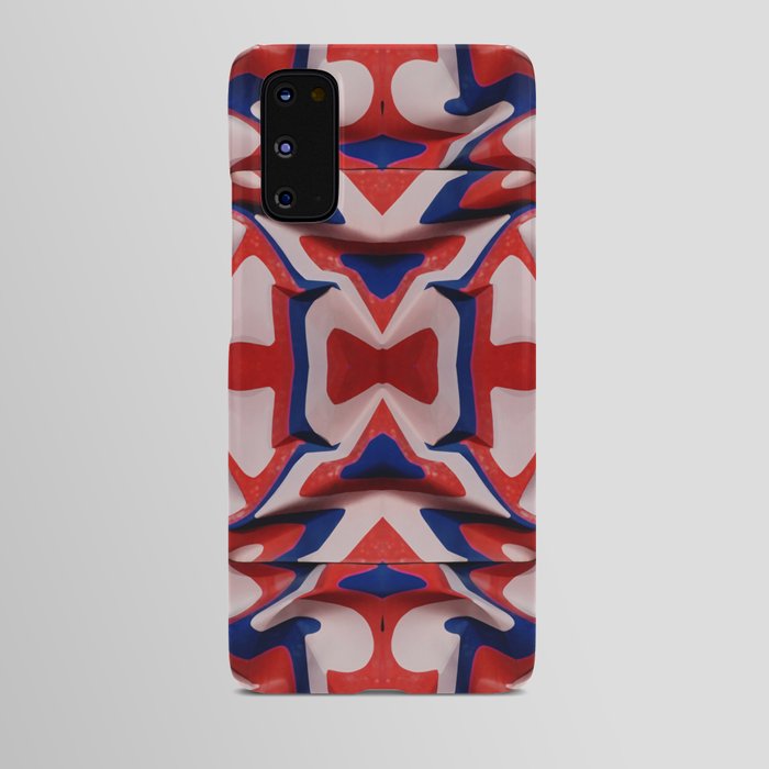 Red mirror pattern Android Case