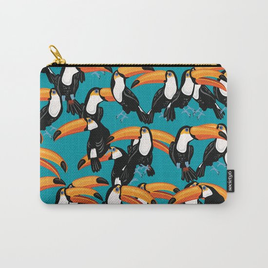 tropical birds Carry-All Pouch