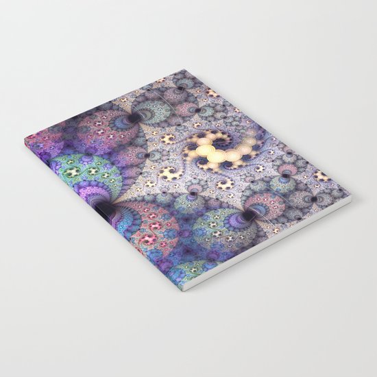 Unending patterns in a fractal design Notebook