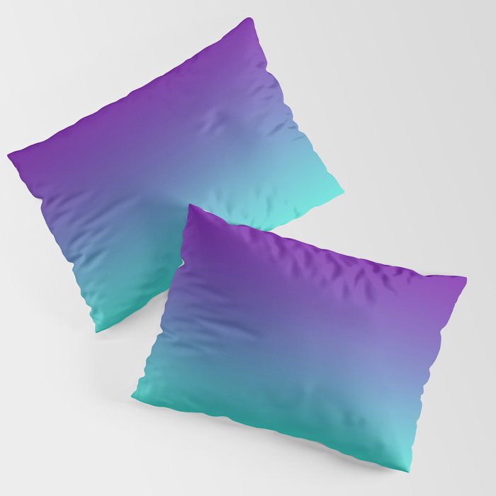 Purple and sales turquoise pillows