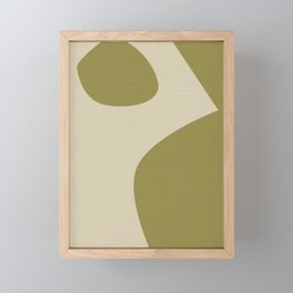 Sun over the mountains, in Olive Framed Mini Art Print