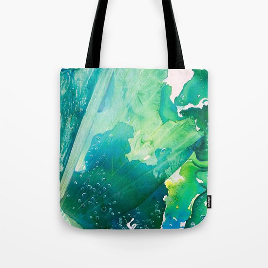 Environmental Importance, Deep Sea Water Bubbles Tote Bag