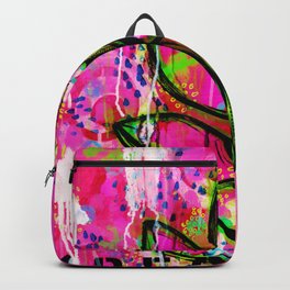 Leaves painting - Abstract Backpack
