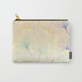 Ginkgo Leaves in Pastel Colors Carry-All Pouch