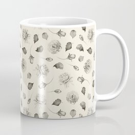 Vintage Rose Pattern Coffee Mug