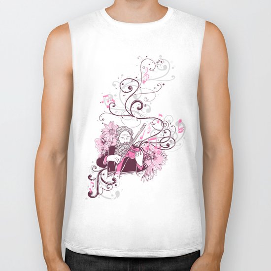 Violinist Biker Tank