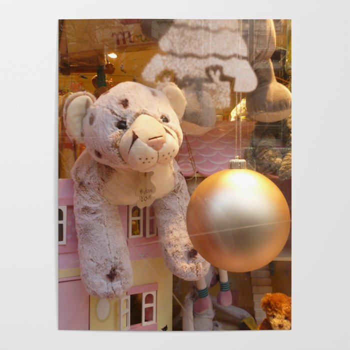 Toy shop window, Paris Poster