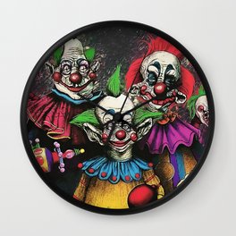 Killer Klowns From Outer Space Wall Clock