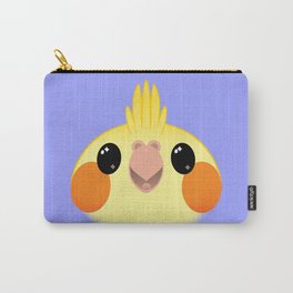 Cockatiel Yellow Birb Baby – v01 Carry-All Pouch | Sweet, Cute, Warm, Adorable, Sparkle, Digital, Happy, Pets, Animal, Love 