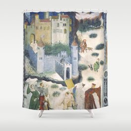 Medieval castle Shower Curtain
