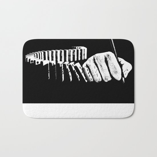 dominoes Bath Mat
