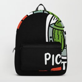 Pickles Matter Funny Pickle Saying Cucumber Lover Gift graphic Backpack