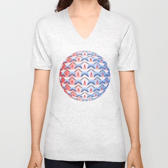 America Unisex V-Neck