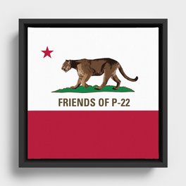 Friends of P-22 Framed Canvas
