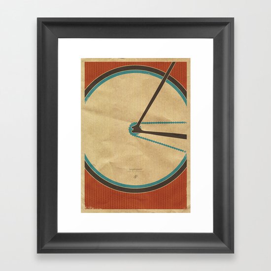 Singlespeed Framed Art Print