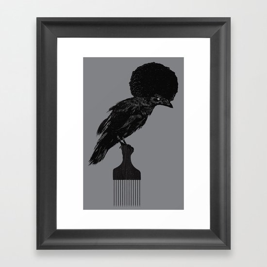 The Black Crow Framed Art Print