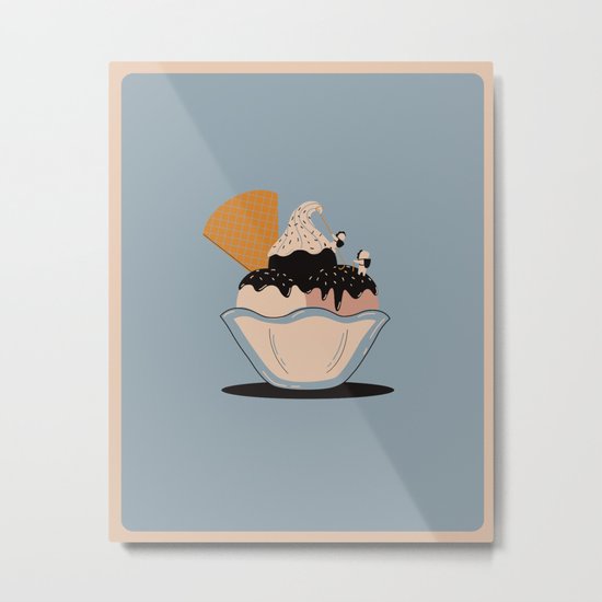 Climbing the Rocky Road Metal Print