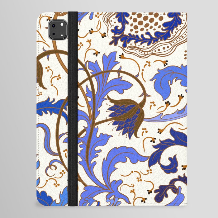 Walter Crane Teazle Golden Lavender Art Nouveau Floral iPad Folio Case