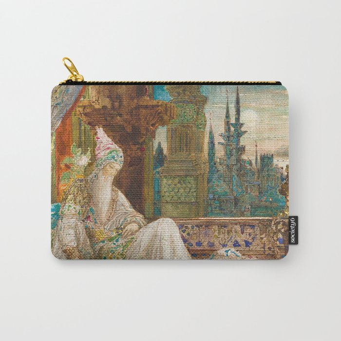 The dreaming alchemist - Gustave Moreau Carry-All Pouch