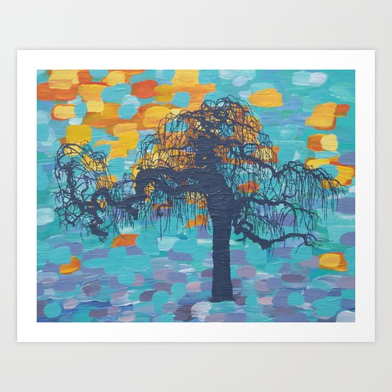 Weeping Cherry Art Print