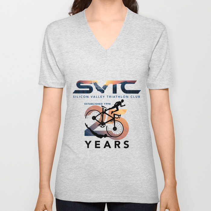 25y 2nd design V Neck T Shirt