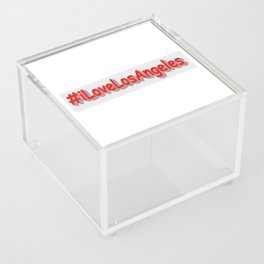 "#iLoveLosAngeles" Cute Design. Buy Now Acrylic Box