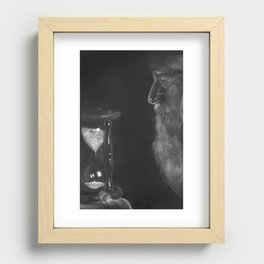Father Time Recessed Framed Print