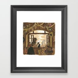 a Witch - Autumn Framed Art Print