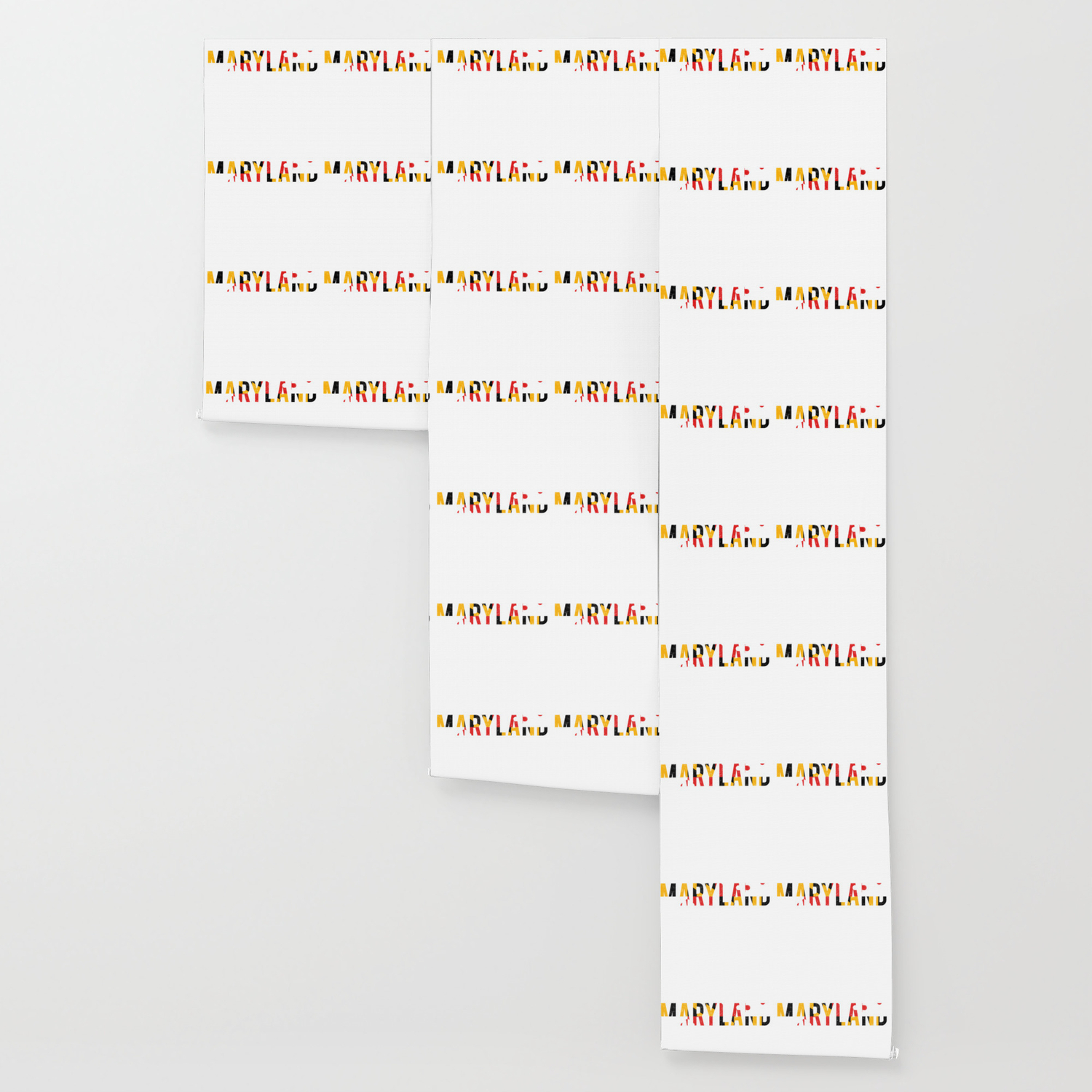 Maryland Flag Vintage Text State Flag Wallpaper By Zippythread