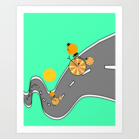 Joy ride Art Print