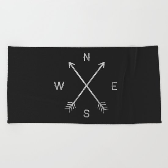 Compass Beach Towel