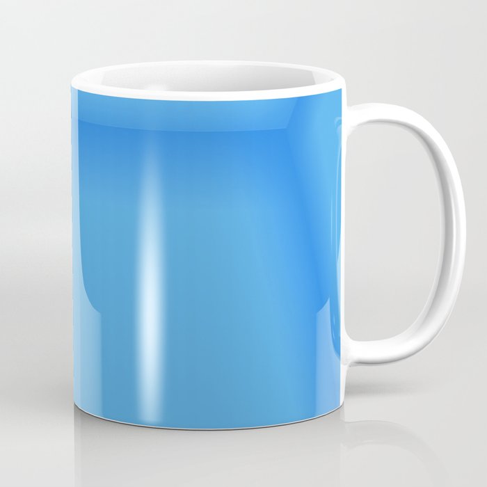 Blue Empty Room Coffee Mug