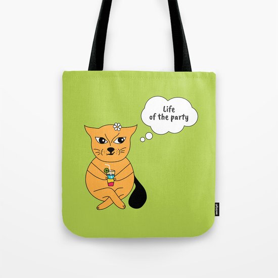 Beatrice. The cat that thinks... Party Tote Bag